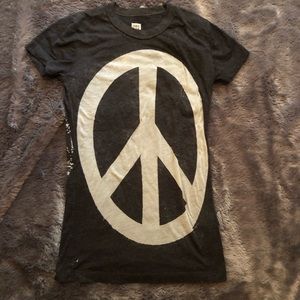 Peace sign t shirt